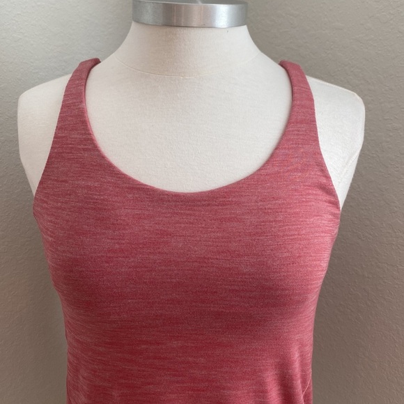 LULULEMON Moment To Movement 2-In-1 Tank Heathered Cherry Tint / Cherry Tint - Picture 7 of 11